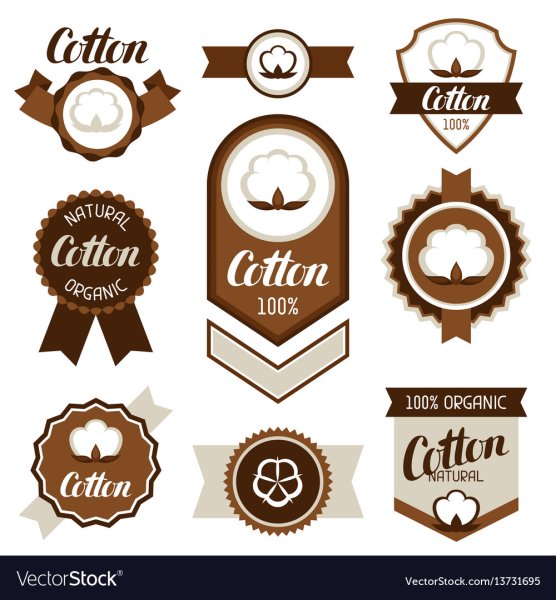 Знак хлопок на этикетке