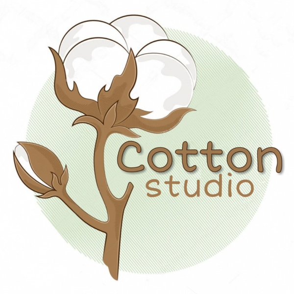 Цветок хлопка логотип