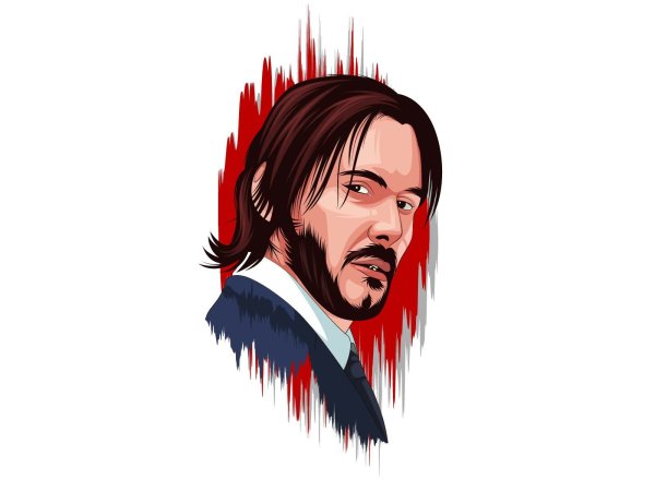 John Wick Sticker