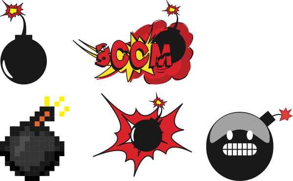 Стикер бомбочка