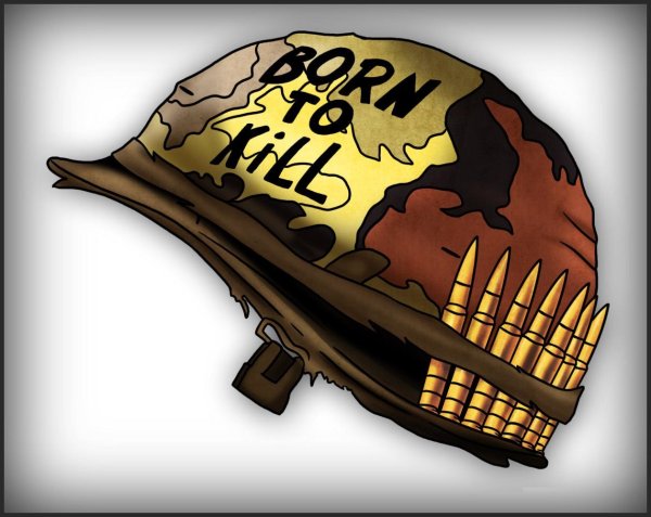 Born to Kill каска арт