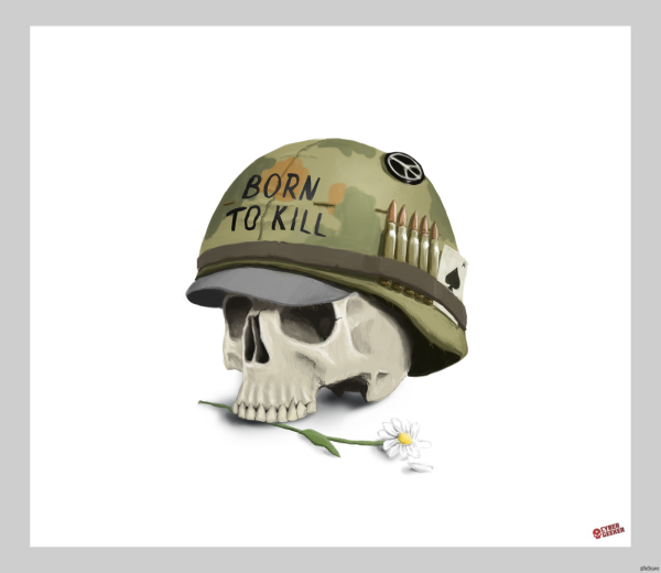 Born to Kill каска цельнометаллическая оболочка