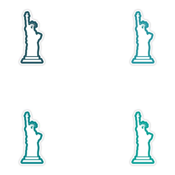 Скульптура русалки на белом фоне