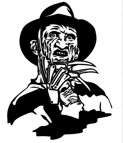 Ужас наклейки эскиз