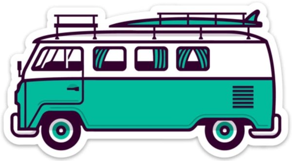 Автобус стикер
