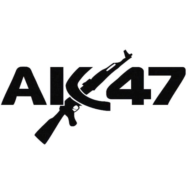 Наклейка АК 47 на авто
