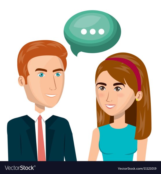 Говорящий человек вектор