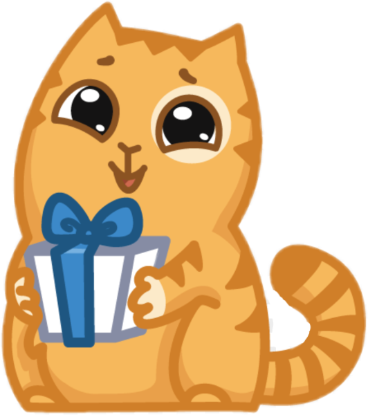 Стикеры ВК персик