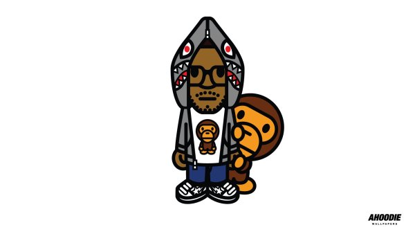 Kid Cudi арт Bape