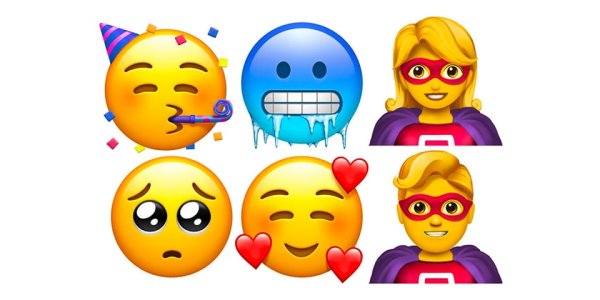 Смайлы людей в айфон