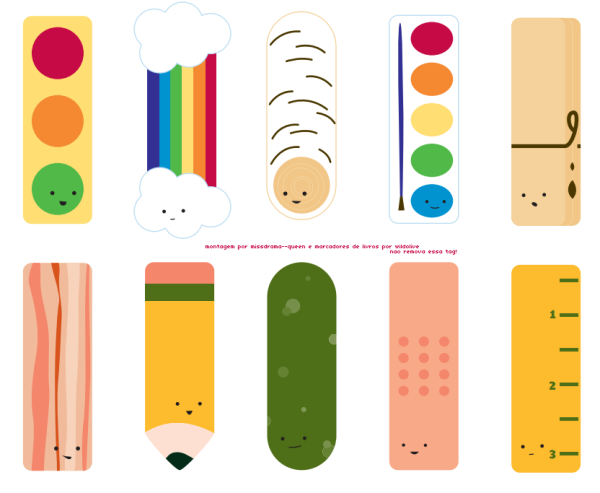 Закладка шаблон для печати