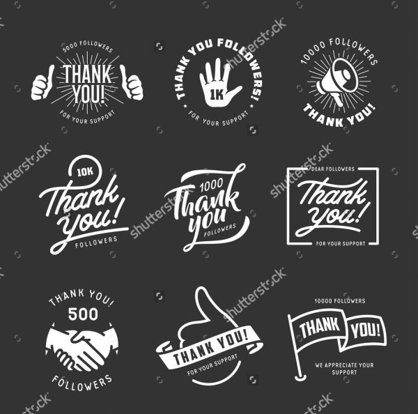 Стикер thank you