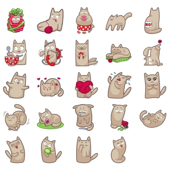 Стикер "котик"