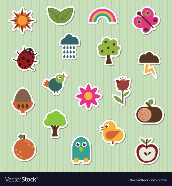 Набор стикеров пип