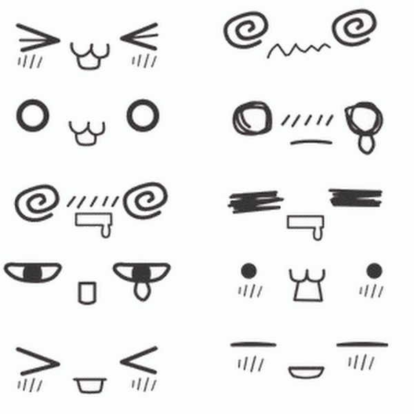 Маленькие милые символы