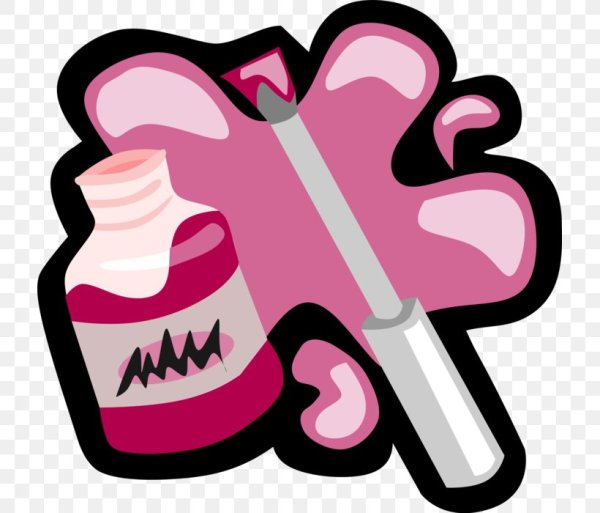 Лак для ногтей стикер