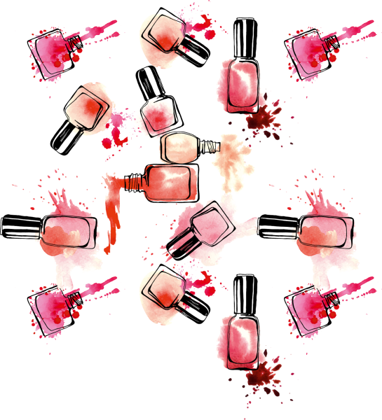 Лак для ногтей векторный
