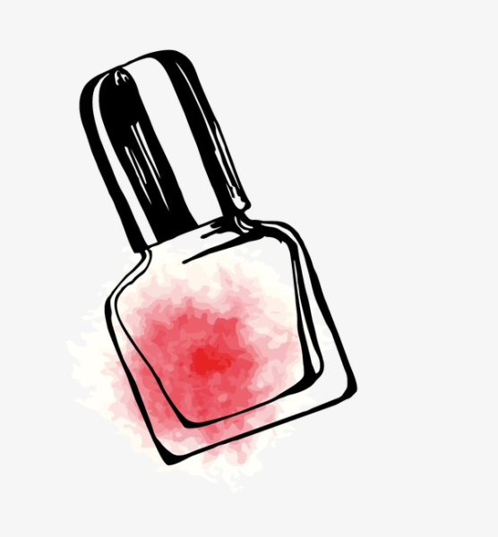 Нарисованный лак для ногтей