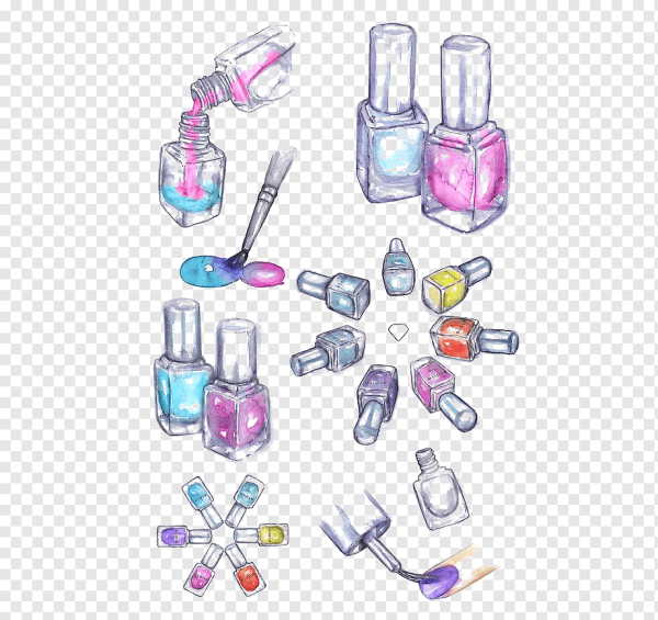 Лак для ногтей эскиз