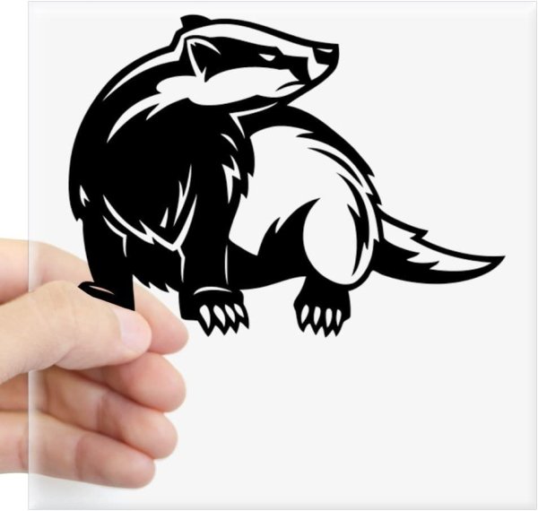 Татуировка барсук медоед