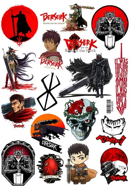 Аниме Стикеры Берсерк