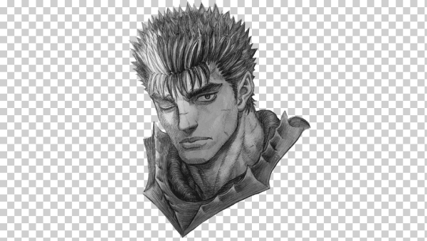 Гатс Берсерк без фона