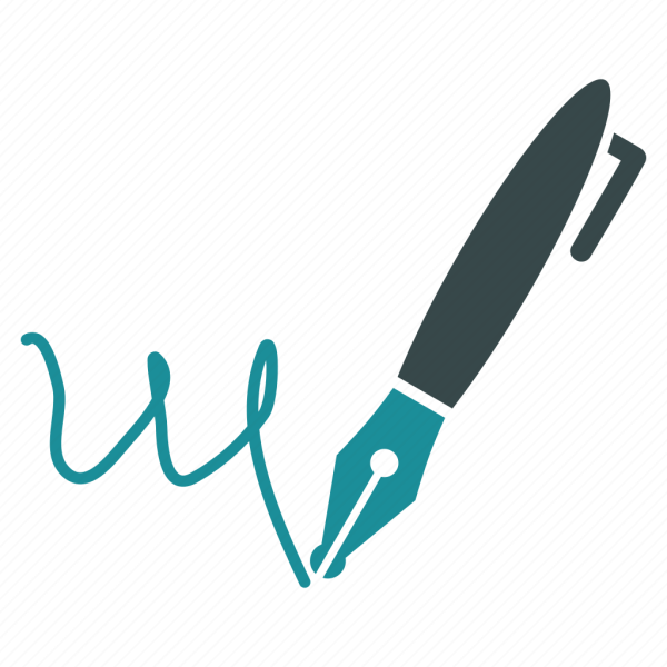 Тетрадь с ручкой без фона