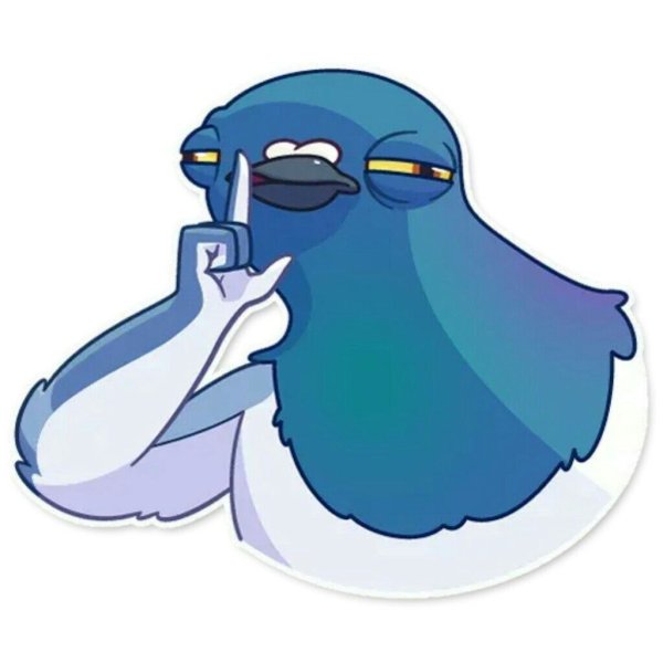 Голубь стикер телеграм