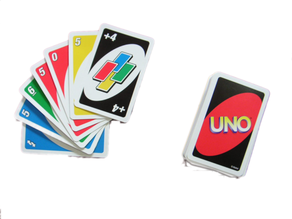 Карточка уно прозрачная