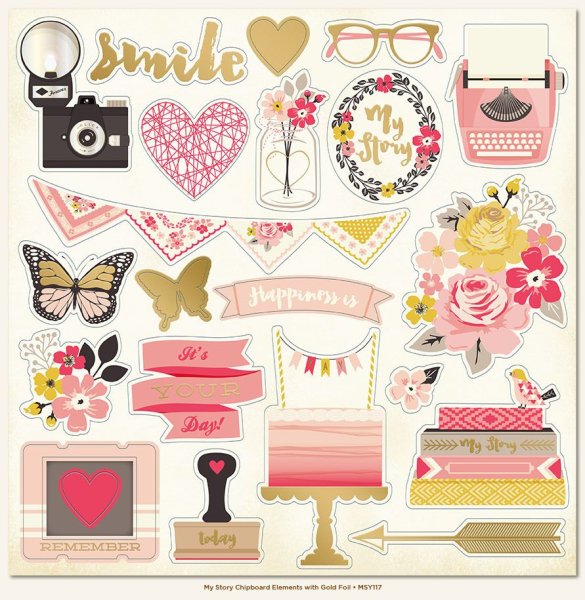 Скрапбукинг наклейки