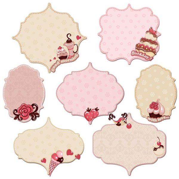 Бирки для скрапбукинга