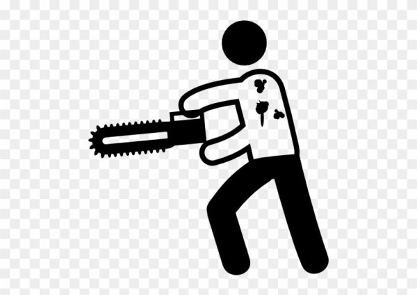 Бензопила штиль вектор