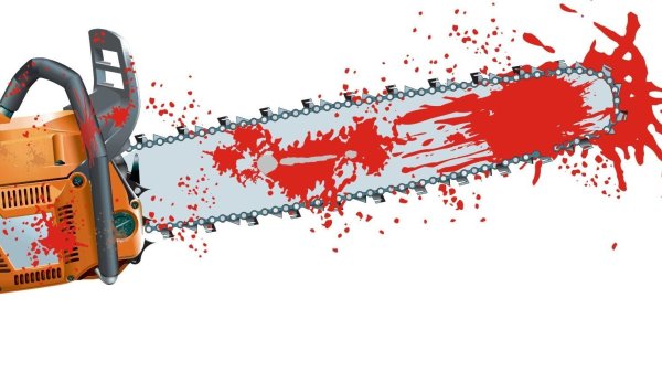 Бензопила мультяшная