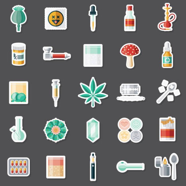 Этикетка наркотиков печать