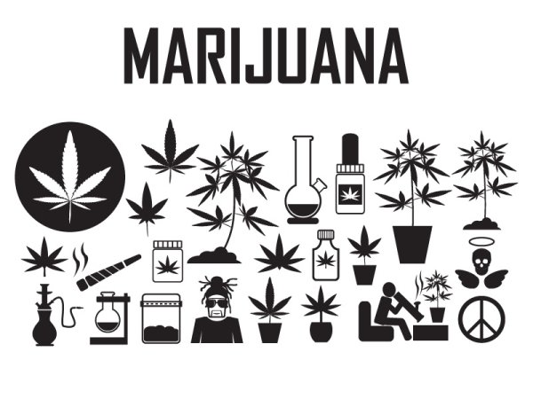 Эскиз тату марихуана want?