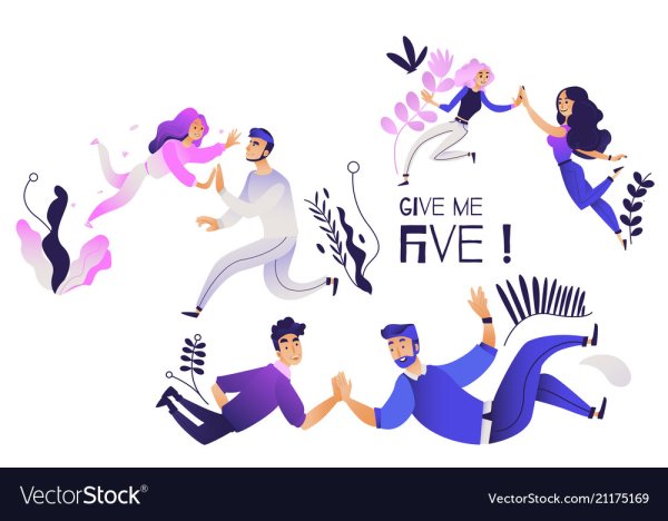 Give me Five vector