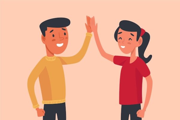 Дай пять вектор