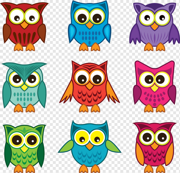 Разноцветные Совушки