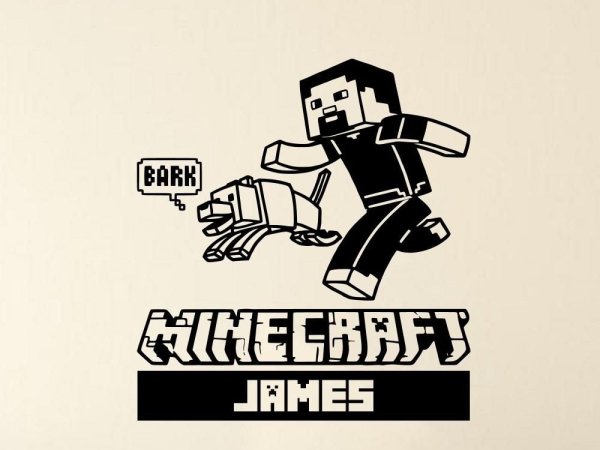 Майнкрафт силуэт