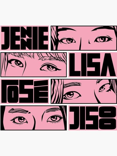 BLACKPINK наклейки