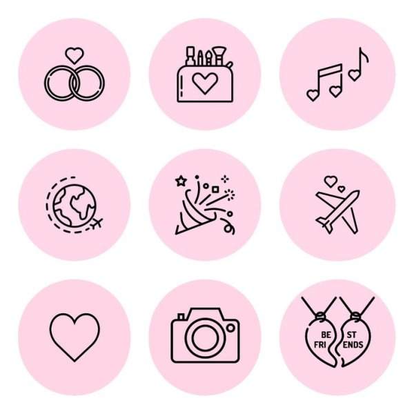 Стильные Стикеры для сторис