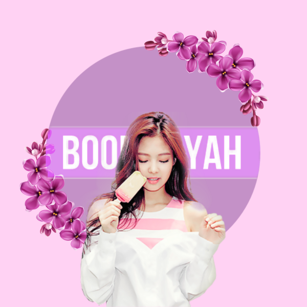 Блэк Пинк Jennie надпись