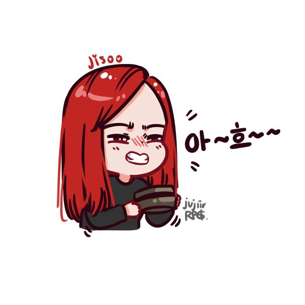 Чиби Блэк Пинк Розе