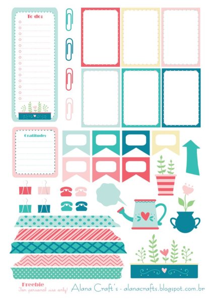 Наклейки для ежедневника