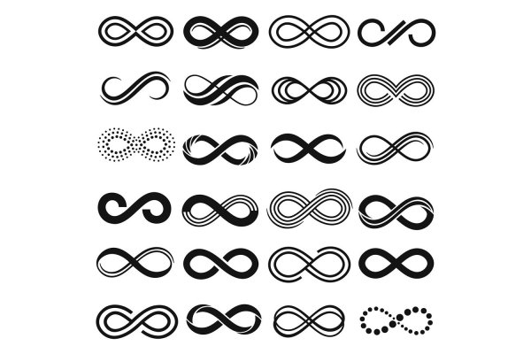 Знак бесконечности неполный