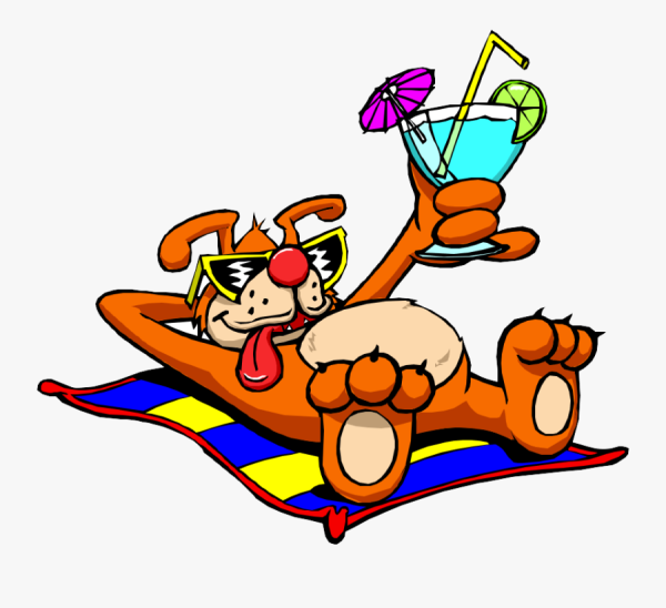 Мультяшка отдыхает