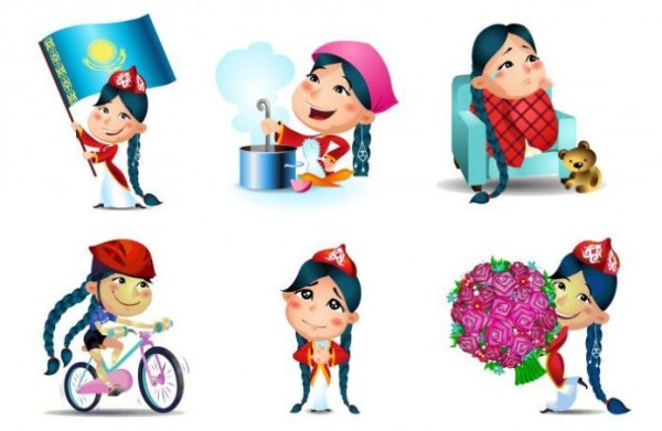 Казахские Стикеры