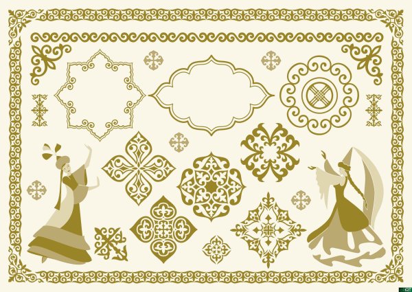 Казахский орнамент