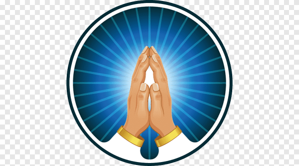 Стикер сложенные ладони