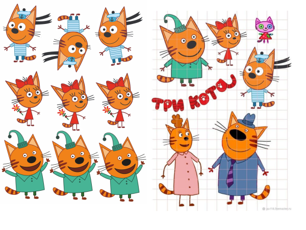 Три кота персонажи
